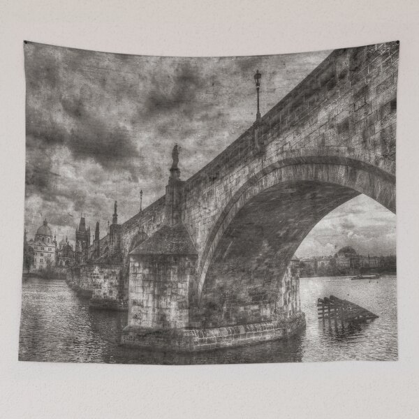 Item preview, Prague Charles Bridge Vintage designed and sold by Londonimages.