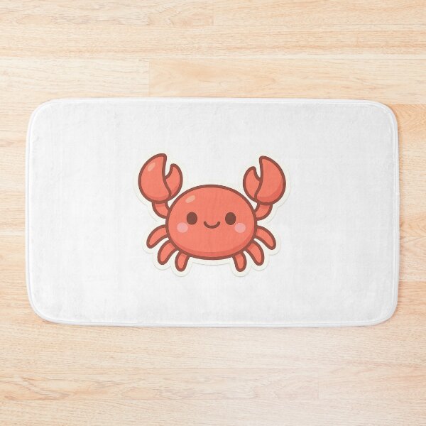 Item preview, Cozy Happy Crab Sticker designed and sold by StickMint.