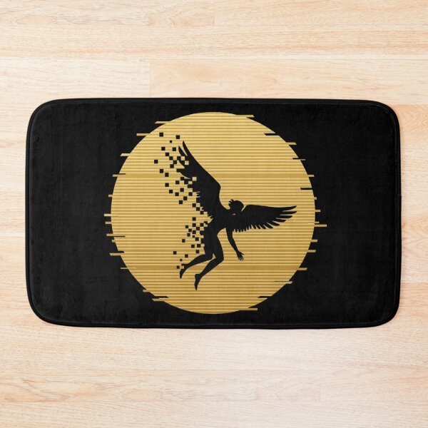 Item preview, Geometric Icarus Glitch Sun Abstract Myth designed and sold by HoruxDesign.