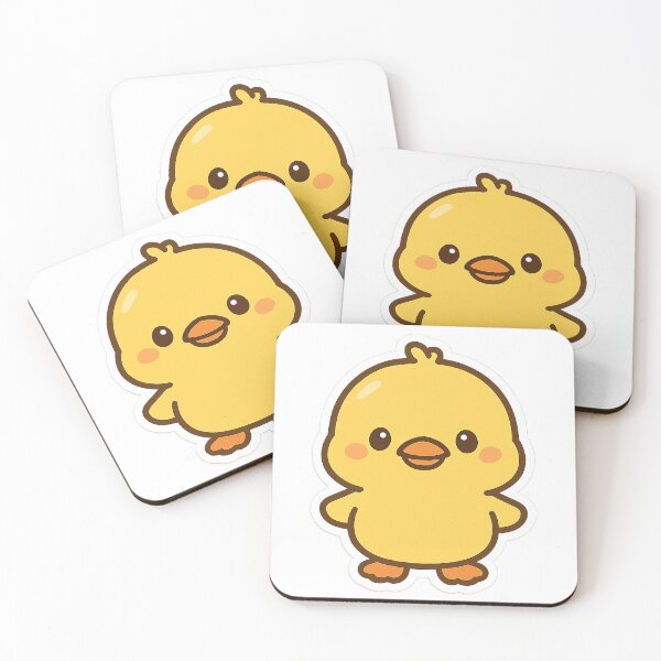 Aperçu de l'œuvre Autocollant Caneton Cozy Happy créée et vendue par StickMint.