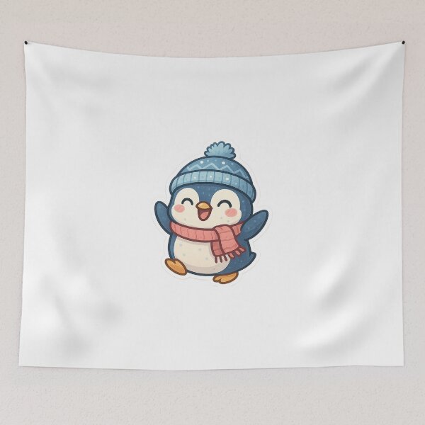 Item preview, Cozy Silly Penguin Sticker designed and sold by StickMint.