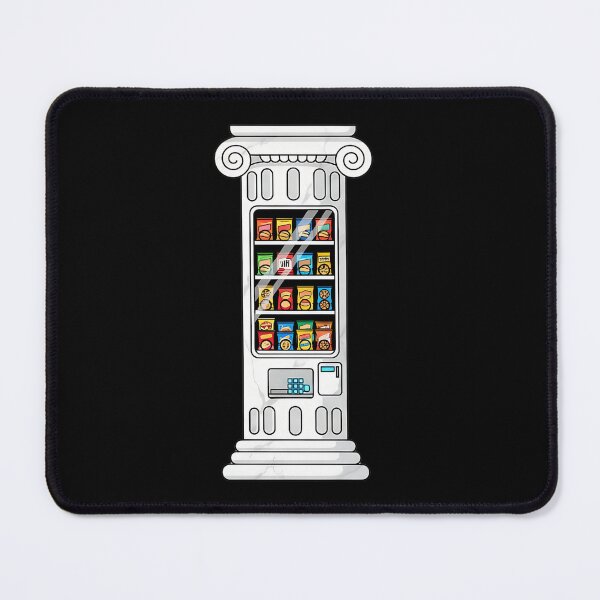 Item preview, Greek Column Vending Machine Minimalist Snack Art designed and sold by HoruxDesign.