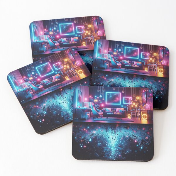 Item preview, The Two Sides of Gaming - Upside Down Room Art designed and sold by Thompika.