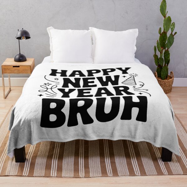 Item preview, Happy New Year Bruh designed and sold by Frank Ring.