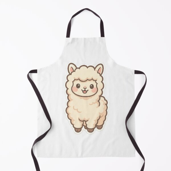 Item preview, Cute Cheerful Alpaca Sticker designed and sold by StickMint.