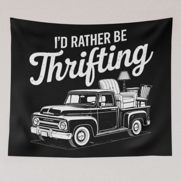 Item preview, I`d Rther Be Thrifting  designed and sold by zuzzelek44.
