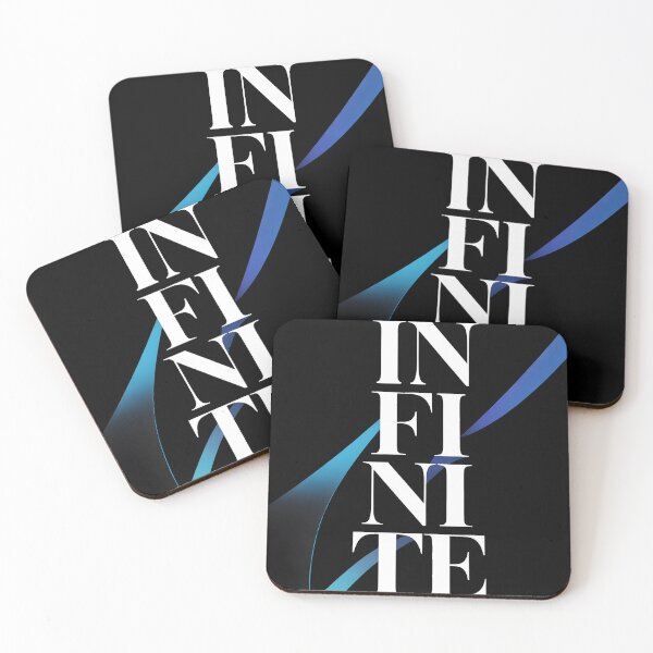 Item preview, INFINITE – Minimalist Typography Design | Modern Black Streetwear Art designed and sold by LEOdesignerArt.