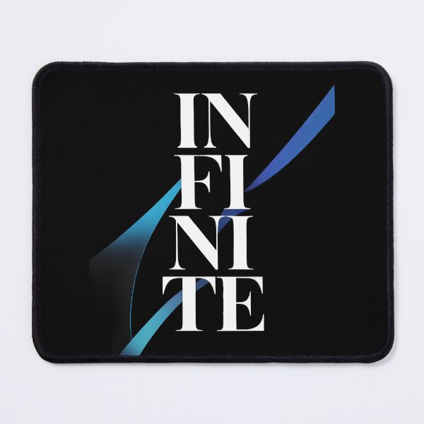 Item preview, INFINITE – Minimalist Typography Design | Modern Black Streetwear Art designed and sold by LEOdesignerArt.