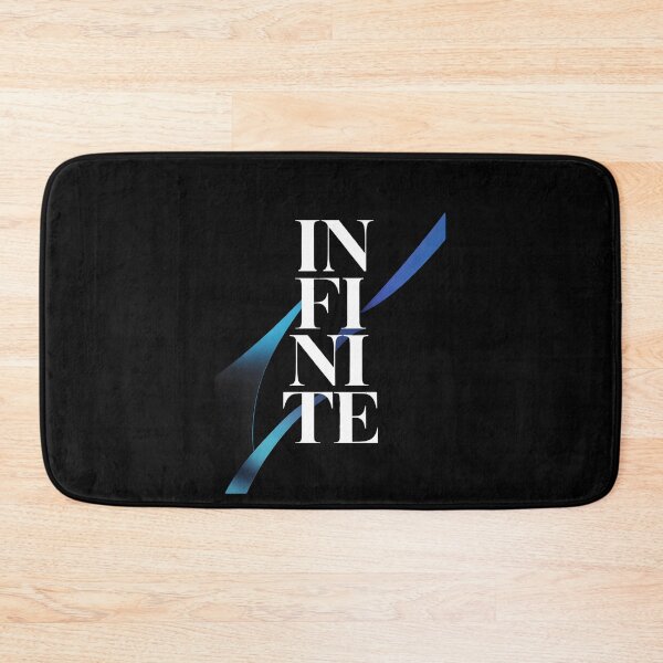 Item preview, INFINITE – Minimalist Typography Design | Modern Black Streetwear Art designed and sold by LEOdesignerArt.