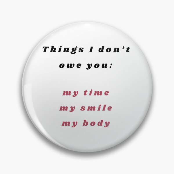 Item preview, Things I Don't Owe You, t-shirts, stickers and things designed and sold by Smallfish1274.