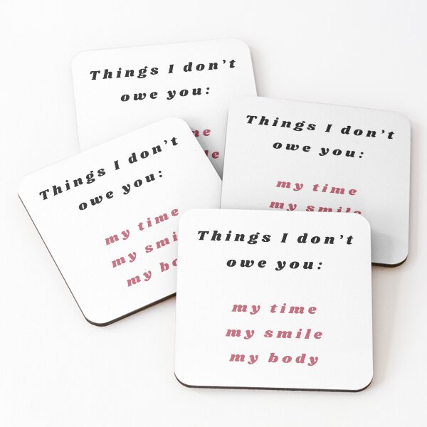 Item preview, Things I Don't Owe You, t-shirts, stickers and things designed and sold by Smallfish1274.