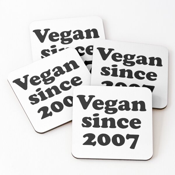 Item preview, Vegan since 2007 how long have you been vegan  designed and sold by Thought2reality.