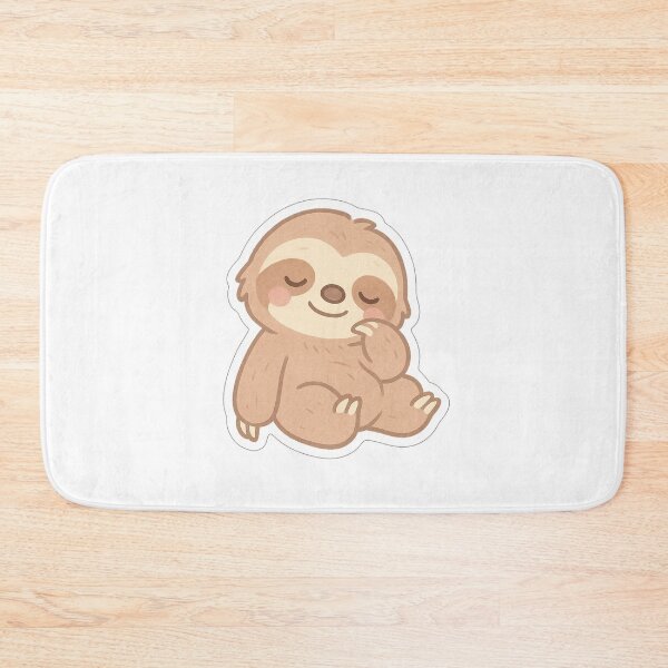 Item preview, Kawaii Happy Sloth Sticker designed and sold by StickMint.