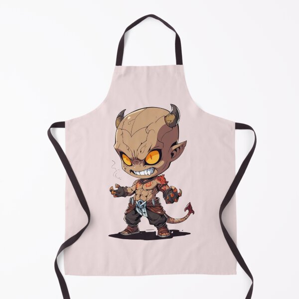 Item preview, Furious Little Chibi Demon Illustration designed and sold by ValeriValera.