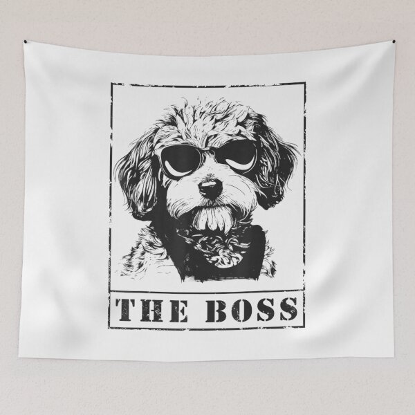 Item preview, Cavapoo The Boss Graphic Design for Mom Dad Kids designed and sold by SALI MANI.