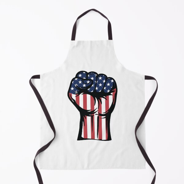 Item preview, American Flag Raised Fist designed and sold by MarshallStickerX.