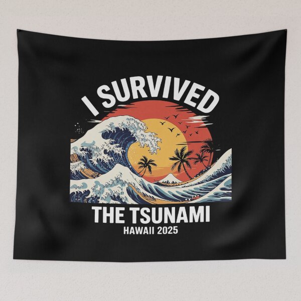 Item preview, Womens Epic Survival I Survived The Great Hawaii Tsunami of 2025 4  designed and sold by PowAcademy.