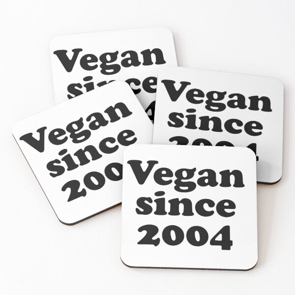 Item preview, Vegan since 2004 how long have you been vegan  designed and sold by Thought2reality.