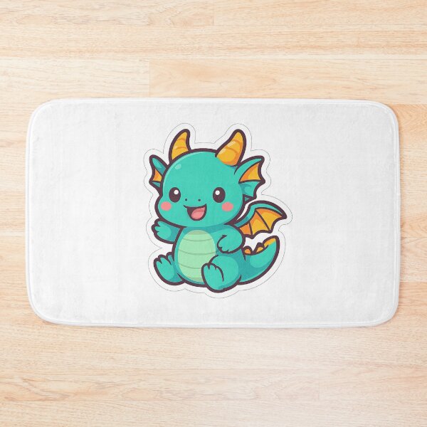 Item preview, Pastel Happy Dragon Sticker designed and sold by StickMint.