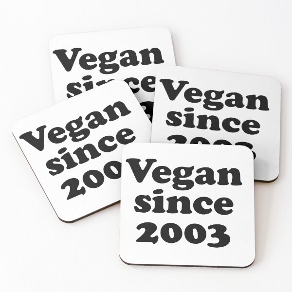 Item preview, Vegan since 2003 how long have you been vegan  designed and sold by Thought2reality.