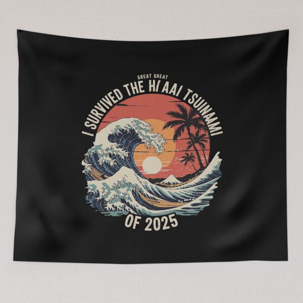 Item preview, Womens Epic Survival I Survived The Great Hawaii Tsunami of 2025 12  designed and sold by PowAcademy.