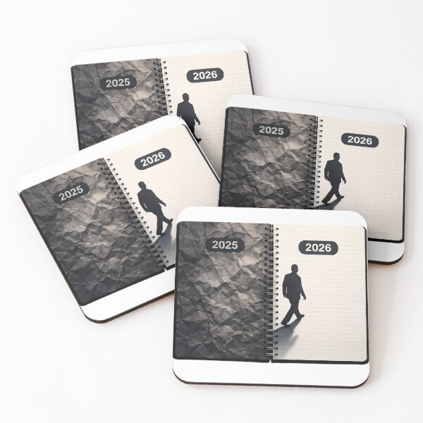 Item preview, 2026 New Year Transition Notebook Design – From 2025 to 2026 Fresh Start Motivation Art designed and sold by FUIRY .