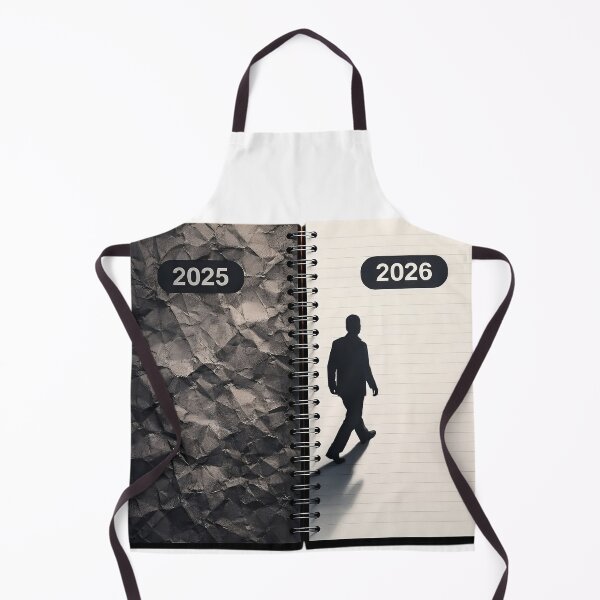 Item preview, 2026 New Year Transition Notebook Design – From 2025 to 2026 Fresh Start Motivation Art designed and sold by FUIRY .