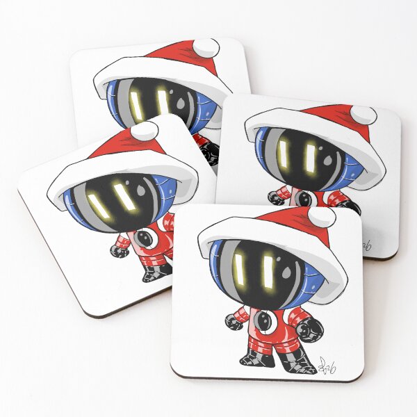 Item preview, Cartoon christmas robot designed and sold by Pittstop.