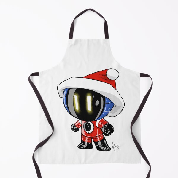 Item preview, Cartoon christmas robot designed and sold by Pittstop.