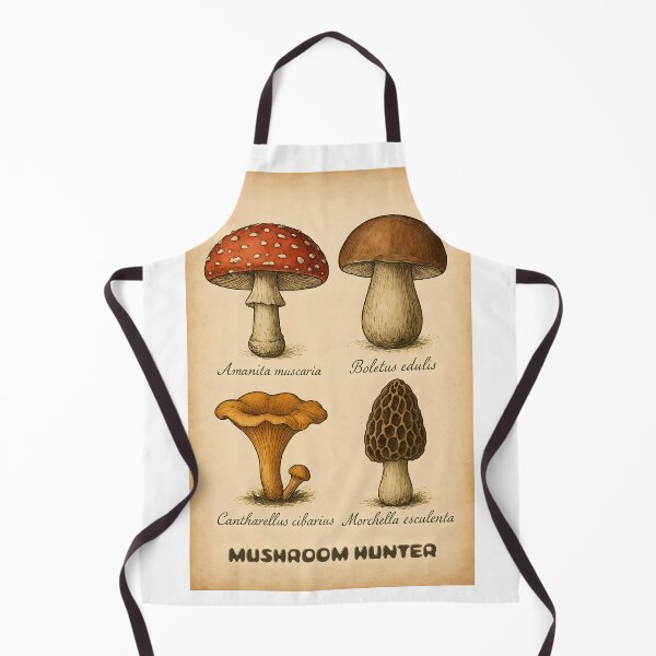 Item preview, Vintage Mushroom Chart - Mycology Identification designed and sold by uniqueworkz.