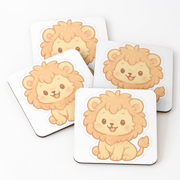 Aperçu de l'œuvre Autocollant mignon petit lionceau joueur créée et vendue par StickMint.