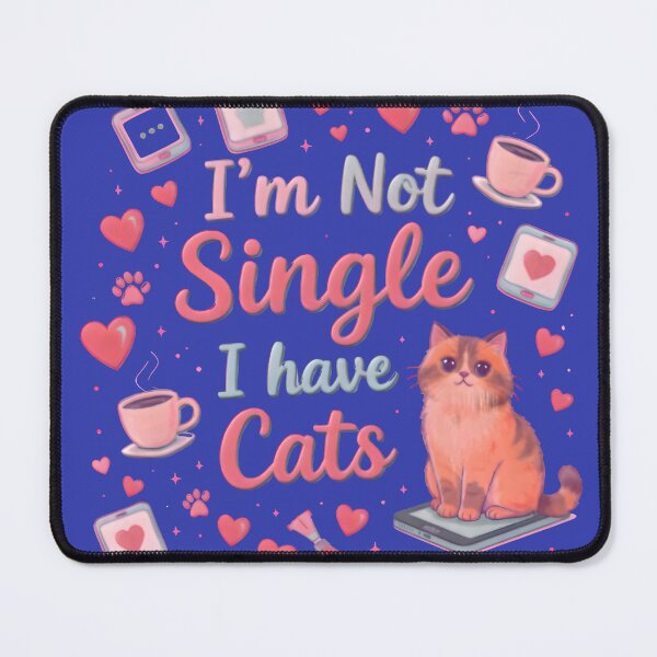 Item preview, Cat Mom Not Single Cute designed and sold by PawJoyParents.