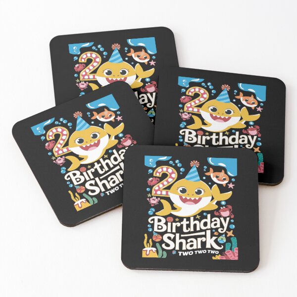 Item preview, 2nd Birthday Kids Shark Party 2 Years Old Boys Girls  designed and sold by PowAcademy.