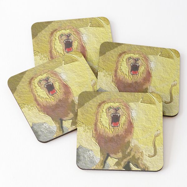 Item preview, Yellow Lion Sandbox  designed and sold by Digital Attic 95.