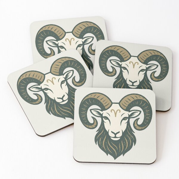 Item preview, Aries Minimalist Line Art Zodiac - Bold Astrology Graphic Gift designed and sold by IndoPatterns.