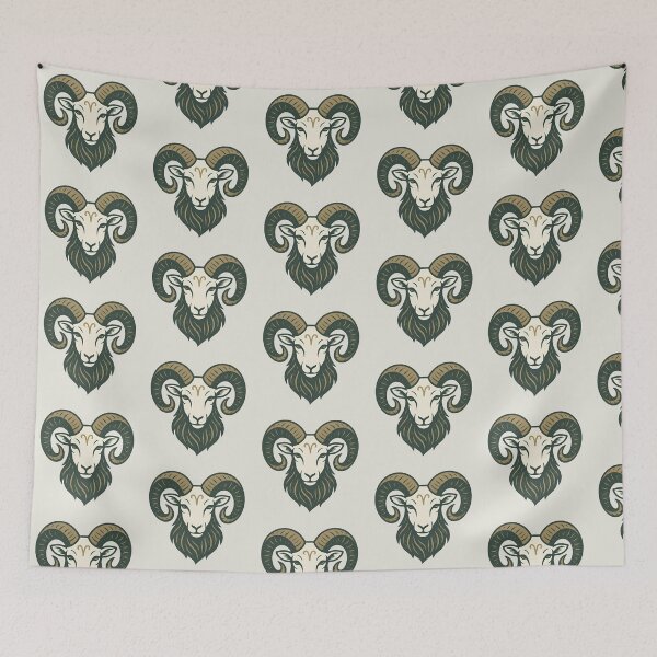 Item preview, Aries Minimalist Line Art Zodiac - Bold Astrology Graphic Gift designed and sold by IndoPatterns.