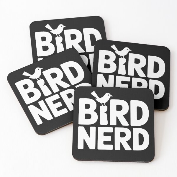 Item preview, Minimalist Bird Nerd – Bold Typography Design designed and sold by PrintAtelier.