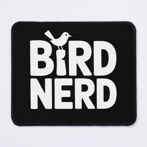 Item preview, Minimalist Bird Nerd – Bold Typography Design designed and sold by PrintAtelier.
