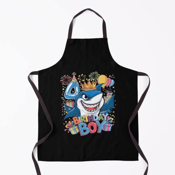 Item preview, 4th Birthday Shark Ocean Theme Party 4 Years Old For Boy  designed and sold by PowAcademy.
