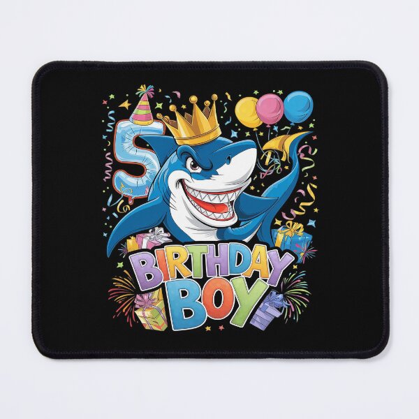 Item preview, 5th Birthday Shark Ocean Theme Party 5 Years Old For Boy  designed and sold by MythWoot.