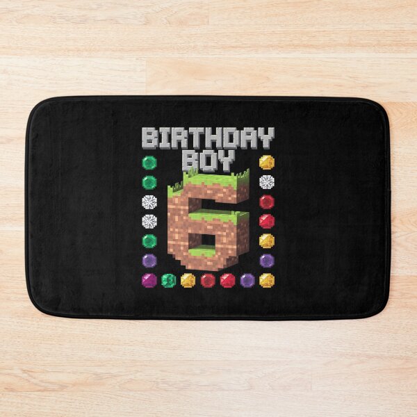 Item preview, 6th Birthday Boy 6 Video Gamer Pixel Number Six Bday Party  designed and sold by AquaKiev.