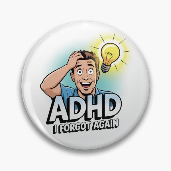 Item preview, ADHD Brain Fog I Forgot Again Humor ver. 2 designed and sold by KRYO ARTS.