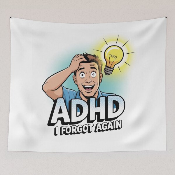 Item preview, ADHD Brain Fog I Forgot Again Humor ver. 2 designed and sold by KRYO ARTS.