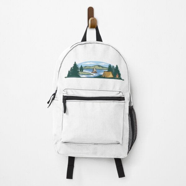 Item preview, Minimalist Forest Camping Tent Sticker Art designed and sold by Sofyan studio.