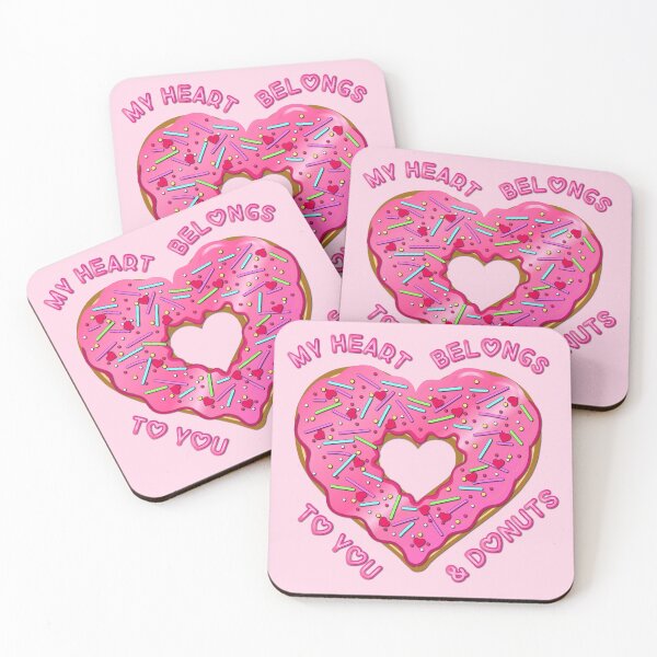 Item preview, My Heart Belongs To You & Donuts designed and sold by Uniq1.Arts.
