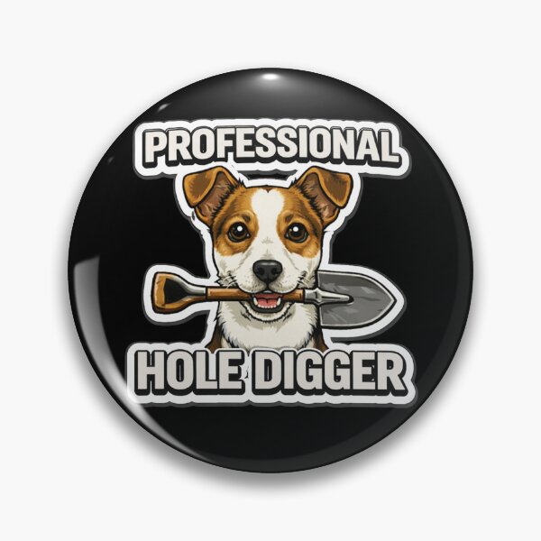 Item preview, Jack Russell Terrier Professional Hole Digger – Funny Dog Shirt & Gift designed and sold by Pulse & Paws | Pop Culture Tees and Stickers.
