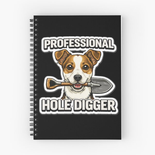 Item preview, Jack Russell Terrier Professional Hole Digger – Funny Dog Shirt & Gift designed and sold by Pulse & Paws | Pop Culture Tees and Stickers.