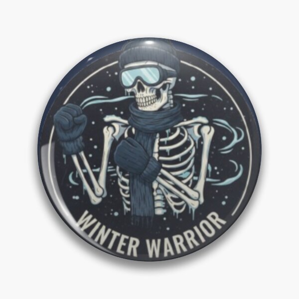 Item preview, Winter Warrior – Frozen Skeleton designed and sold by Blaze & Trail Creative.