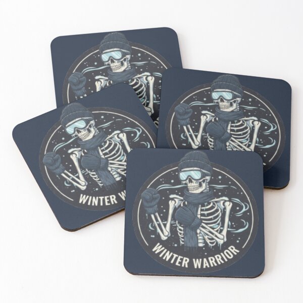 Item preview, Winter Warrior – Frozen Skeleton designed and sold by Blaze & Trail Creative.