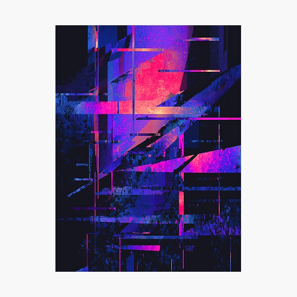 Item preview, Abstract Glitch — Vibrations Tech designed and sold by MidArtForge.
